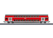 Laden Sie das Bild in den Galerie-Viewer, Märklin H0 Doppelstock-Nahverkehrswagen Bauart 2. Kl DB AG 40401 neu
