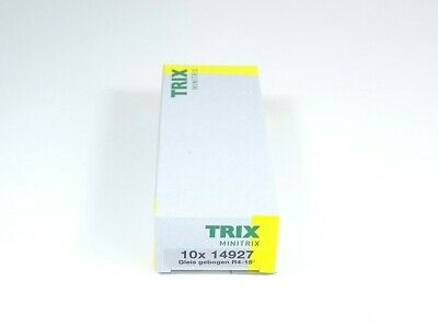 N Gleis Gleise gebogen R 4 15°, 10 Stück Minitrix ( Trix ) N 14927 neu OVP