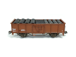 Klein H0 Güterwagen mit Ladung Altreifen SBB, 3099 OVP