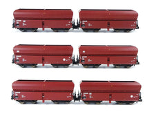 Laden Sie das Bild in den Galerie-Viewer, Fleischmann N Güterwagen Selbstentladewagen Set DB 6 Stück aus 931898 neu
