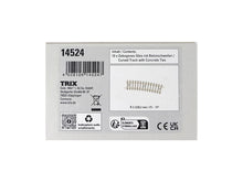 Laden Sie das Bild in den Galerie-Viewer, Minitrix N Gebogenes Gleis m Betons. R2 (228,2 mm) 15° 10 Stck 14524 neu OVP
