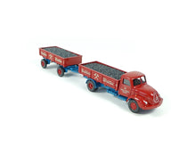 Laden Sie das Bild in den Galerie-Viewer, Wiking H0 Modellauto Pritschenhängerzug Magirus S 3500 Kohlen Wuttke, 0420 51 neu OVP
