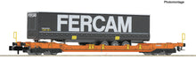 Laden Sie das Bild in den Galerie-Viewer, Fleischmann N T5 Taschenwagen Fercam Wascosa, 6660040 neu OVP
