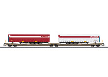 Laden Sie das Bild in den Galerie-Viewer, Märklin H0 Gelenk-Taschenwagen Hupac Spedition Planzer 47475 neu OVP
