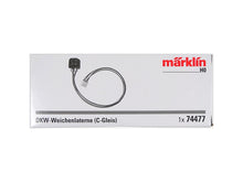 Laden Sie das Bild in den Galerie-Viewer, Märklin H0 C-Gleis DKW-Weichenlaterne 74477 neu OVP

