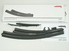 Laden Sie das Bild in den Galerie-Viewer, C – Gleis Bogen Weiche schlank rechts, R 3, Märklin H0 24772 neu
