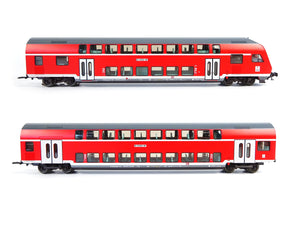 Trix Express H0 Nahverkehrs-Set Doppelstockwagen beleuchtet 33005 OVP