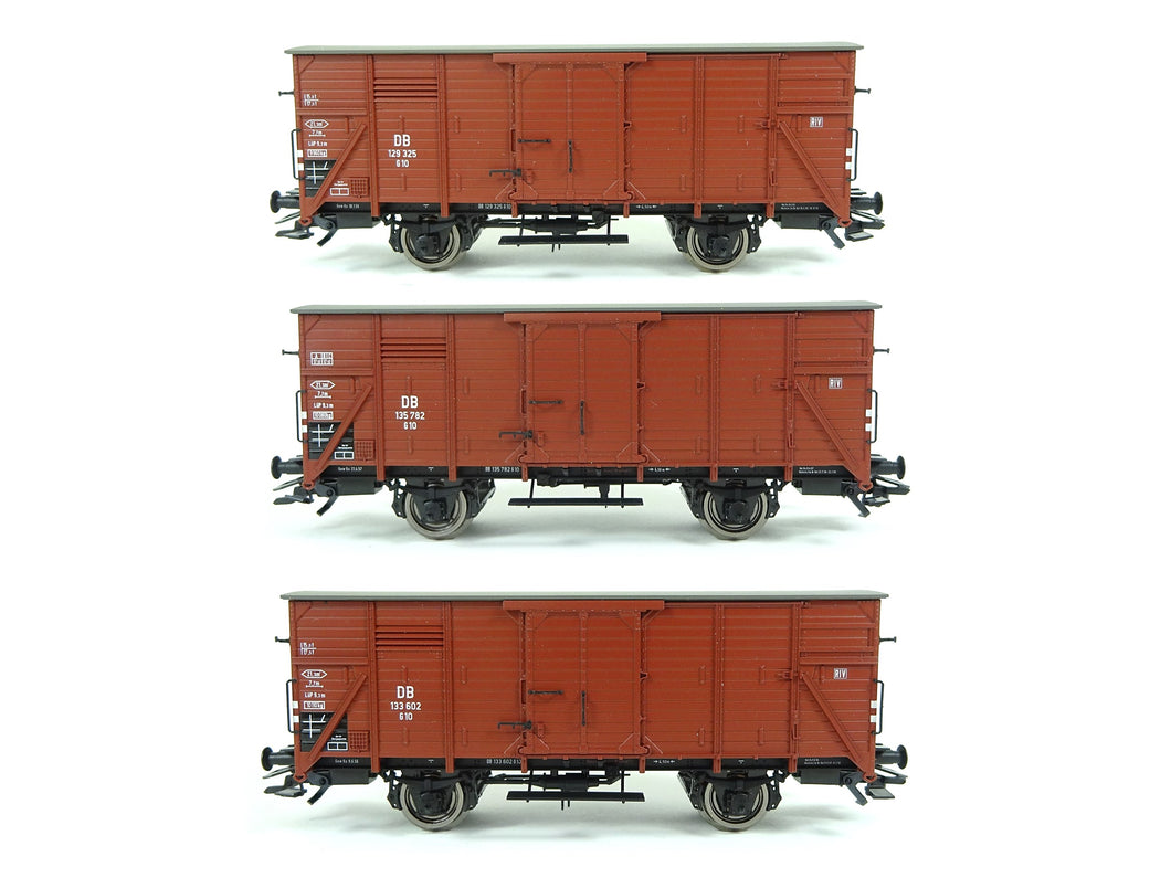 Brawa H0 Güterwagen G10 DB 3-er Set 48205 AC OVP