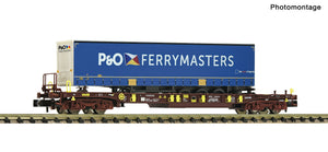 Güterwagen Taschenwagen T3 P&O Ferrymasters AAE, Fleischmann N 825061 neu OVP