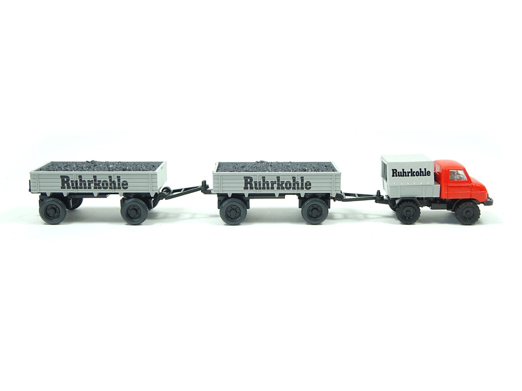Unimog U 411 Ruhrkohle, Idee+spiel, Wiking H0 0371 83, neu