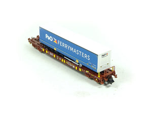 Güterwagen Taschenwagen T3 P&O Ferrymasters AAE, Fleischmann N 825061 neu OVP
