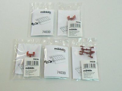 C Gleis Gleise Mittelleiter Isolierung, 5 x Märklin H0 74030 neu, OVP