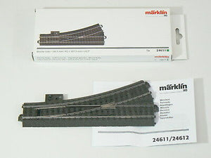 C–Gleis Weiche links , Märklin H0 24611, neu, OVP