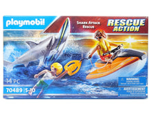 Laden Sie das Bild in den Galerie-Viewer, Shark Attack Rescue, Playmobil action rescue 70489  neu OVP
