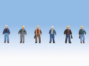 Bauarbeiter 6 Figuren , Noch H0 15057 neu, OVP