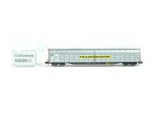 Laden Sie das Bild in den Galerie-Viewer, Güterwagen Großraum Schiebewandwagen, Transwaggon, Fleischmann N 838309 neu OVP
