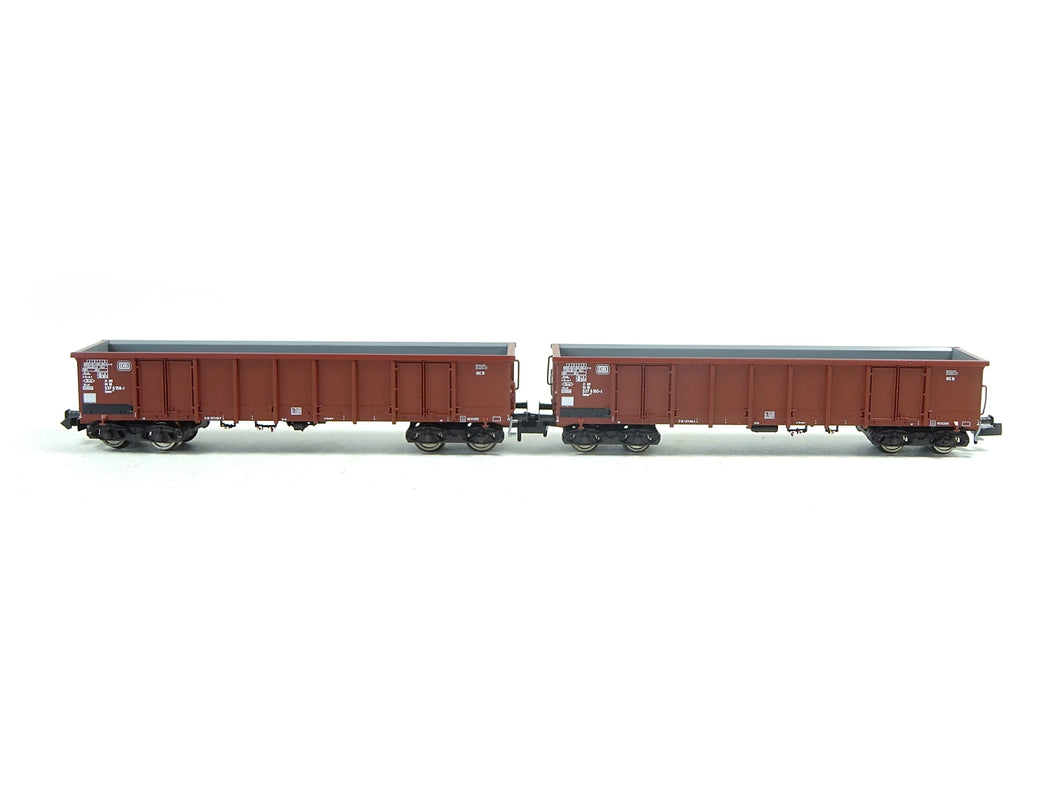 Güterwagen Set offene Güterwagen DB 2 tlg., Fleischmann N 830250 neu OVP
