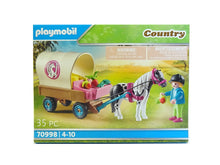 Laden Sie das Bild in den Galerie-Viewer, Ponykutsche mit Pferd und Kind Country, Playmobil 70998 neu OVP
