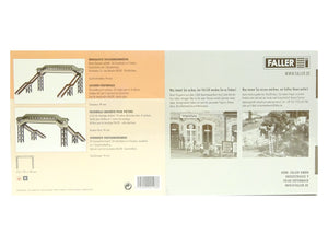 Modellbau Bausatz Überdachte Fußgängerbrücke, Faller H0 120198 neu OVP