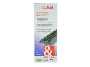 Weiche A-Gleis links mit Bettung, Piko H0 55420 neu, OVP