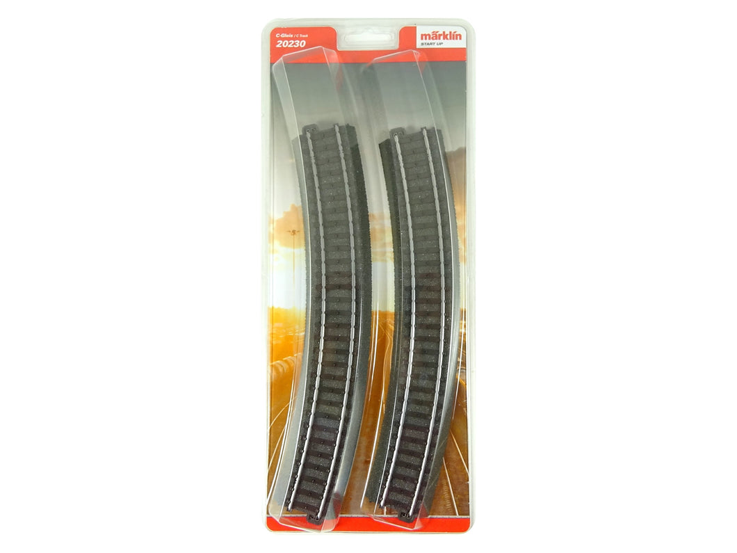 Start up C-Gleis 3x gebogenes Gleis R2, Märklin H0 20230 ( 24230 ) neu OVP