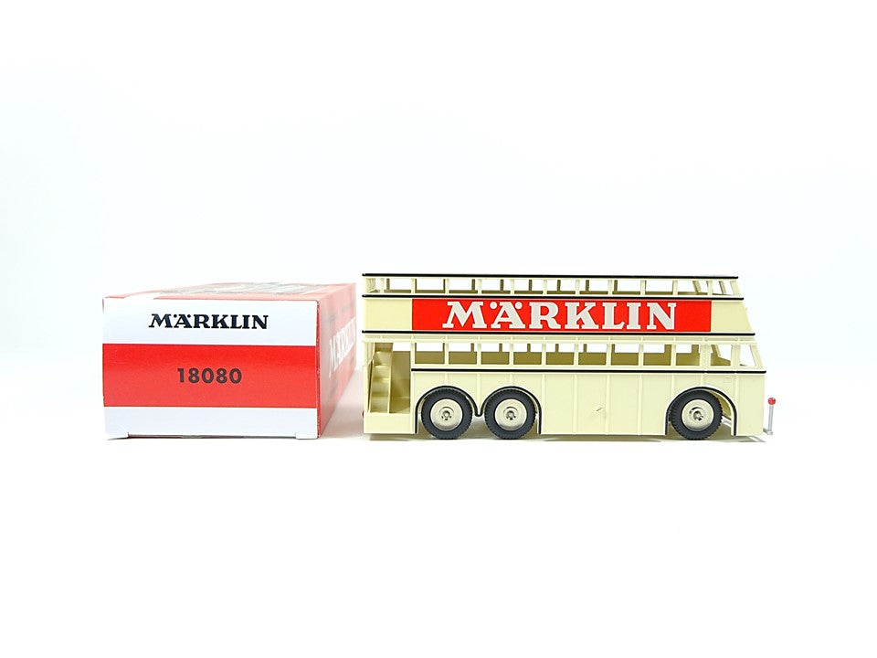 Märklin 18080, Doppeldeckerbus mit Werbebeschriftung , OVP