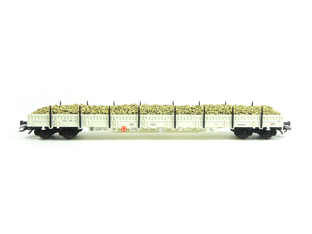 Güterwagen Rungenwagen Res Sersa AG, Märklin H0 46016 neu OVP
