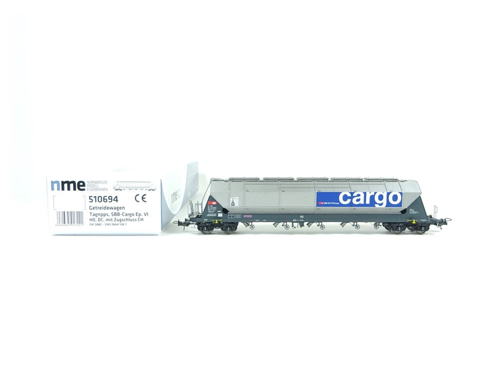 NME H0 510694 DC, Getreidewagen SBB Cargo, Zugschlussbel., neu