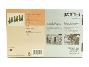 Modellbahn Brücken Pfeiler 6 Stück, Faller H0 120473 neu OVP