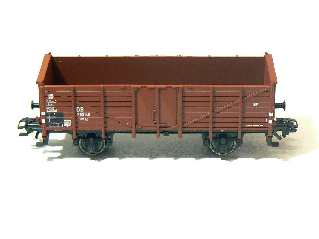 Märklin H0 aus 29721, Hochbordwagen Om 12, DB, braun, neu