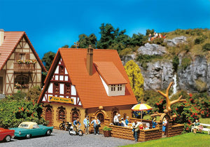 Modellbahn Modellbau Gasthaus Zur Krone, Faller H0 130314 neu OVP