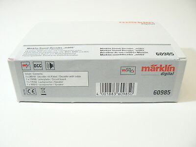 Dampflok Sound Decoder mSD3 8 pol (mfx/DCC/MM), Märklin H0 60985 neu, OVP