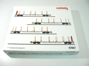 Tragwagen Set KLV, AAE Cargo, Märklin H0 47067 neu, OVP