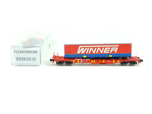 Güterwagen Taschenwagen T3 DB, Spedition WInner, Fleischmann N 825035 neu OVP