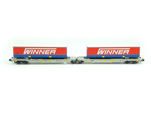 Güterwagen Set Display Spedition Winner, Fleischmann N 825030 neu OVP