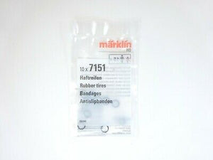 Ersatzteil Lokomotiven Haftreifen, 30 Stück , 3 x Märklin H0 7151 neu, OVP