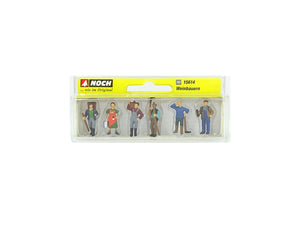 Modellbahn Figuren Weinbauern 6 Figuren, Noch H0 15614 neu, OVP
