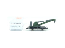 Laden Sie das Bild in den Galerie-Viewer, Fleischmann N 850301, Kranwagen, Bauart &quot;WYHLEN&quot;, DB, neu, OVP
