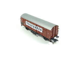 Gedeckter Güterwagen Gbkl TELEFUNKEN MHI, Märklin H0 46169 neu OVP