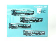 Laden Sie das Bild in den Galerie-Viewer, Italienisches Schnellzugwagen-Set &quot;Tin Plate&quot; MHI, Märklin H0 40360 neu OVP
