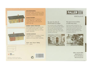 Modellbau Bausatz Bahn-Nebengebäude, Faller H0 120210 neu OVP