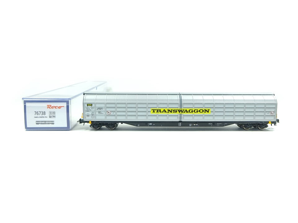 Güterwagen Schiebewandwagen Transwaggon, Roco H0 76738 neu, OVP
