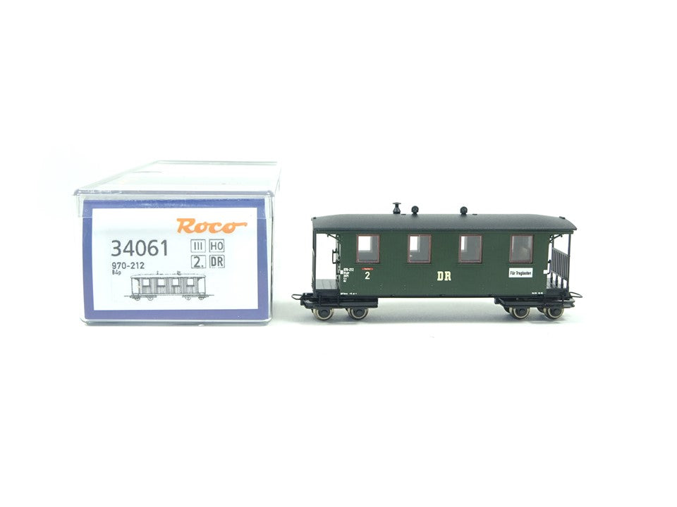 DR Personenwagen Waldbahn, Roco H0e 34061 neu, OVP