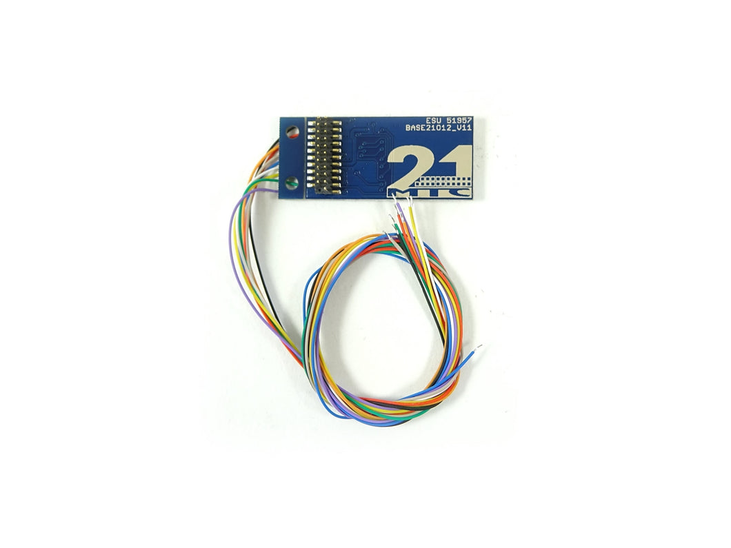 Set Digital Decoder Adapterplatine 21MTC, 3 x ESU H0 51957 neu OVP
