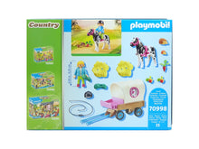 Laden Sie das Bild in den Galerie-Viewer, Ponykutsche mit Pferd und Kind Country, Playmobil 70998 neu OVP
