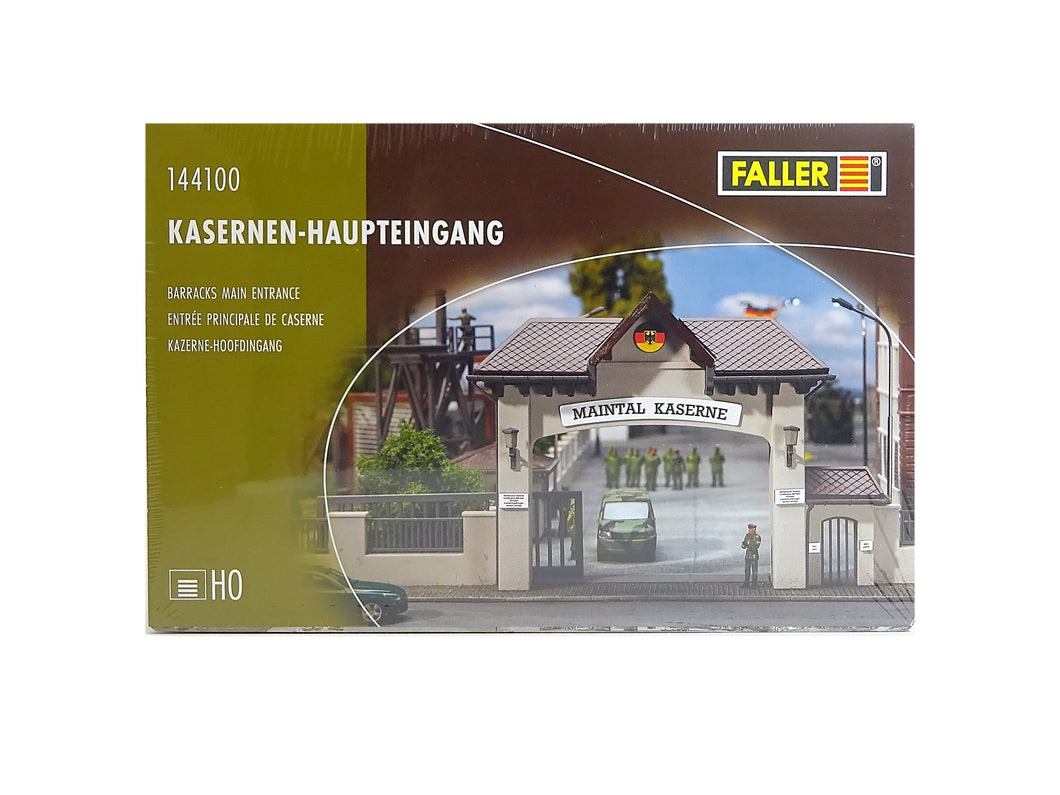 Bausatz Modellbau Kasernen-Haupteingang, Faller H0 144100, neu