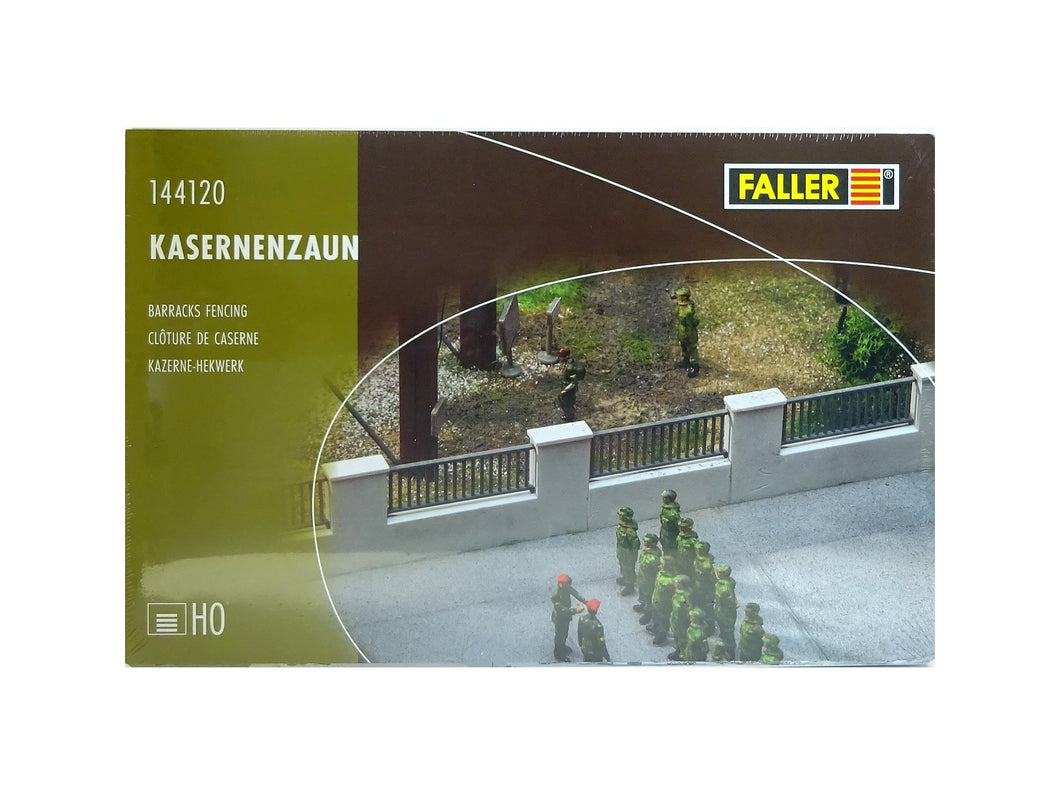 Modellbau Bausatz Kasernenzaun, Faller H0 144120, neu