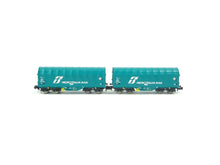 Laden Sie das Bild in den Galerie-Viewer, Güterwagen Schiebeplanenwagen Set FS 2-tlg., Fleischmann N 837928 neu, OVP

