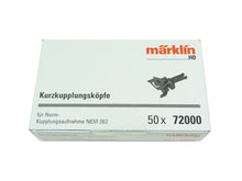 Laden Sie das Bild in den Galerie-Viewer, Ersatzteil Kupplungen Kurzkupplungköpfe 50 Stück, Märklin H0 72000 neu OVP
