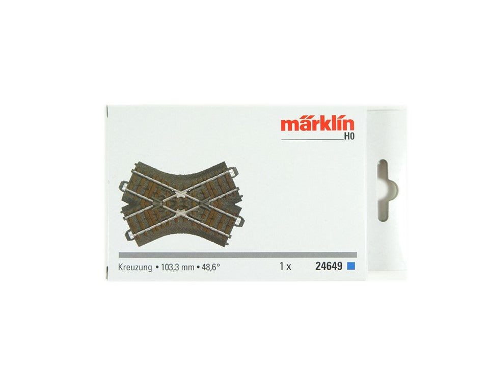 C Gleis Kreuzug 103,3 mm, Märklin H0 24649 neu OVP